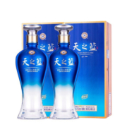 京喜APP：洋河 天之蓝 蓝色经典 52%vol 绵柔浓香型白酒 500ml*2瓶