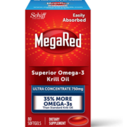 国内379.9元！Schiff 旭福 MegaRed 富含Omega-3超浓缩南极磷虾油软胶囊750mg*80粒  直邮无税到手￥138.97