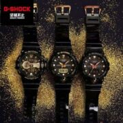 CASIO 卡西欧 G-SHOCK 黑金男士防水运动手表 GA-810GBX-1A4ER