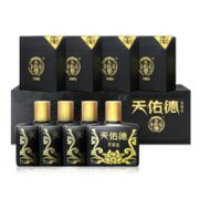 天佑德 青稞酒 小黑瓶 42%vol 清香型白酒 125ml*4瓶 礼盒装
