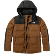 北面（The North Face）羽绒服外套男鹅绒填充|4U82 0M2/棕色