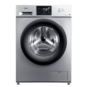 聚划算百亿补贴：Midea 美的 MG100V31DS5 滚筒洗衣机 10kg 银色