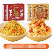 天猫U先：益享道  小龙虾拌面  焖油小龙虾2+蟹黄拌面2  共4盒