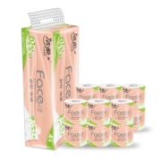 PLUS会员：C&S 洁柔 Face加厚立体印花卷纸 4层120g*20卷