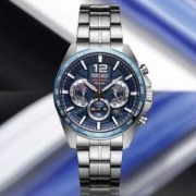 Seiko 精工 Essentials系列 SSB345 三眼计时石英男表