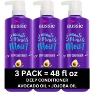 亚马逊销冠！Aussie 袋鼠 3分钟奇迹深层保湿发膜475mL*3瓶装