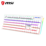 10日0点：MSI 微星 GK50Z RGB 有线机械键盘 104键