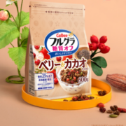 临期低价！Calbee 卡乐比 可可莓莓减少糖麦片600g*2袋