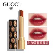 GUCCI 古驰 倾色琉光唇膏高光水润细管口红517#荔枝玫瑰酱 1.8g