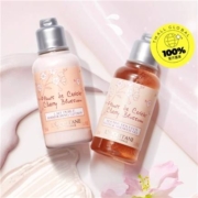 88VIP：L'occitane欧舒丹 甜蜜樱花润肤露35ml*2+沐浴啫喱35ml*2 *3件