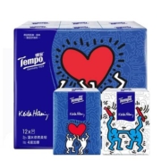 天猫U先：Tempo 得宝 凯斯哈林手帕纸 4层7片12包