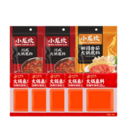 小龍坎 小龙坎 红汤牛油颗粒火锅底料麻辣冒菜串串麻辣烫调料80g小袋装 火锅底料组合【共8袋】