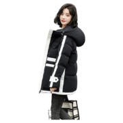 高梵 中长款 连帽羽绒服 羽绒外套