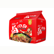 京东特价APP、需抢券：统一 方便面 卤香牛肉面（五合一）107g/包*5 五连包