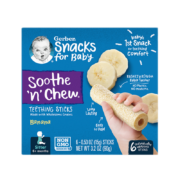 PLUS会员：Gerber 嘉宝 宝宝磨牙棒 香蕉口味 90g*5件