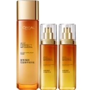 PLUS会员：LOREAL 欧莱雅 金致臻颜花蜜套装  情人节礼物 超值套装 精华蜜130ml+乳液100ml+赠花蜜乳液50ml*2