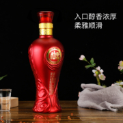 中华老字号，白水杜康 鸿运8 浓香型52度纯粮白酒500mL*6瓶礼盒装
