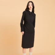 10点：ONLY女士 国风长衬衫旗袍连衣裙