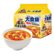 康师傅 大食袋 番茄鸡蛋牛肉面 5袋