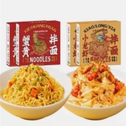 天猫U先：三通  油焖小龙虾2盒+蟹黄拌面2盒拌面  非油炸  110g*4盒