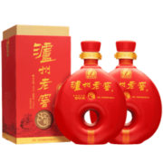 88VIP：泸州老窖 八年窖头曲 红八1号 52度 浓香型白酒 500ml*2双瓶装 373.1元 包邮（返100元猫超卡，