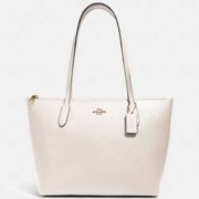 PLUS会员：COACH 蔻驰 女士牛皮托特包 中号 4454IMCHK