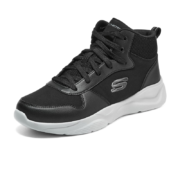 PLUS会员：SKECHERS 斯凯奇 男士休闲高帮鞋 8790165