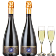 PLUS会员：伊卡特 阿斯蒂莫斯卡托 高泡甜型白起泡酒 750ml*2（送杯）