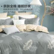 PLUS会员！BLISS 百丽丝 慕叶庭风 40S全棉四件套  200*230cm