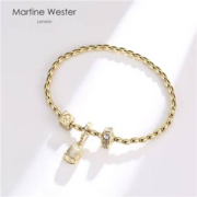 PLUS会员：Martine Wester 瑪汀薇思 水晶手链 MW17-006G