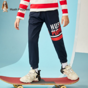 PLUS会员！Hush Puppies  暇步士 男童运动针织长裤