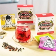 天猫U先：太二茶水间 荔枝葡萄桂花乌龙洛神花茶组合袋泡茶 5袋 独立包装