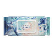 限地区，plus会员，概率券:爱舒柔 小白龙款edi纯水湿巾 洁肤卫生湿巾80片*5件