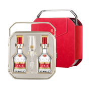 PLUS会员：WULIANGYE 五粮液 普五 第八代 52%vol 浓香型白酒 500ml*2瓶 好事成双礼盒装