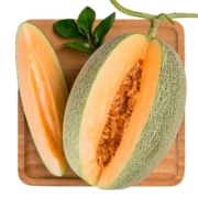 PLUS会员：潼城鲜 西州蜜25号哈密瓜 4.5-5斤带箱 2-3个*2件