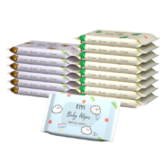 京东特价app：糖糖妈咪婴儿手口专用湿巾 15包