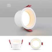 雷士照明 LED防眩筒灯 6瓦暖白光开孔75mm