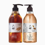 六神 生姜洗发水 750ml+沐浴露 475ml