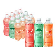 百事可乐bubly微笑趣泡 气泡水 无糖0卡0脂（白桃4+草莓4+苹果4）450ml*12