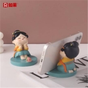 如果 唐仕女手机支架小摆件