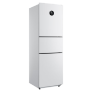 PLUS会员：Midea 美的 BCD-230WTPZM(E) 风冷三门冰箱 230L 白色