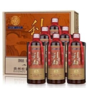 PLUS会员，杜酱 利群酱酒 53度香柔酱香型白酒500mL*6瓶+3个手提袋