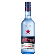 概率劵：红星二锅头 蓝瓶绵柔8陈酿 清香型 白酒 43度 500ml