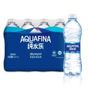 一口纯净！AQUAFINA 纯水乐 饮用天然水  550ml*12瓶