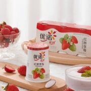 yoplait 优诺 优丝 草莓果粒酸奶  135g*3