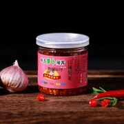 鲜辣酱 农家手工自制辣椒酱  鲜蒜1瓶+小菜1瓶 90g/瓶