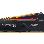 Kingston 金士顿 Fury系列 DDR4 3200MHz 台式机内存 灯条 黑色 RGB 16GB