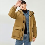 GIORDANO 佐丹奴 男士中长款羽绒服 01071694