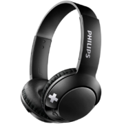 PLUS会员：PHILIPS 飞利浦 蓝牙耳机 线控重低音 Bass+ SHB3075 黑
