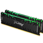 Kingston 金士顿 Predator系列 DDR4 3200MHz RGB 台式机内存 灯条 黑色 32GB 16GBx2 HX432C16PB3AK2/32